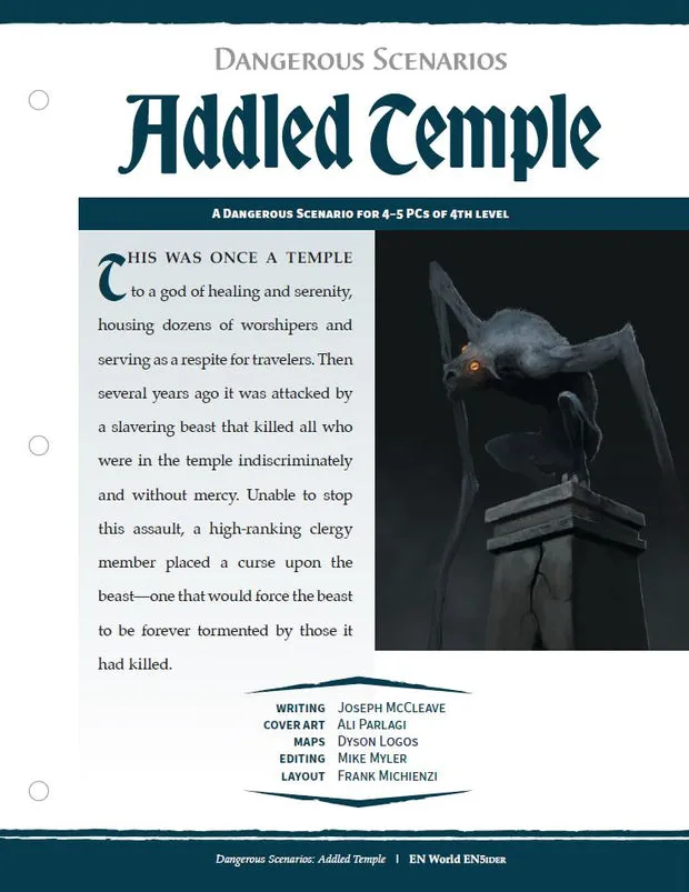 EN Publishing Dangerous Scenarios Addled Temple scenario PDF tempel