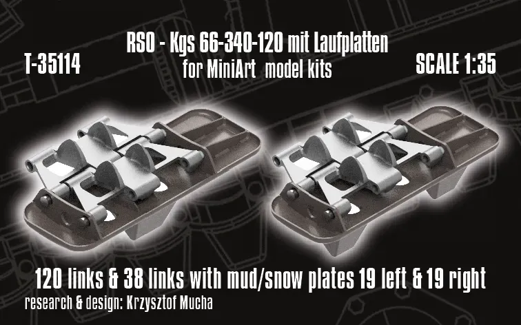 Rossagraph QuickTracks T-35114 RSO larvband 1:35