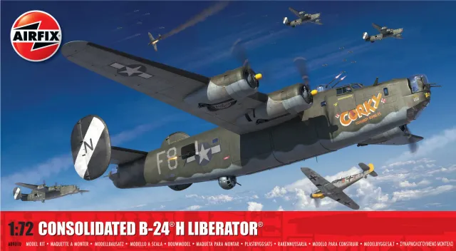 Airfix Consolidated B-24H Liberator byggsats 1:72