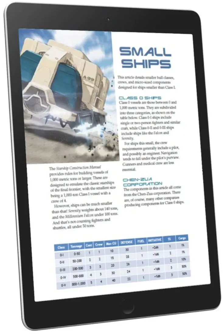EN Publishing Small Ships rymdskepp PDF WOIN Chen-Zua