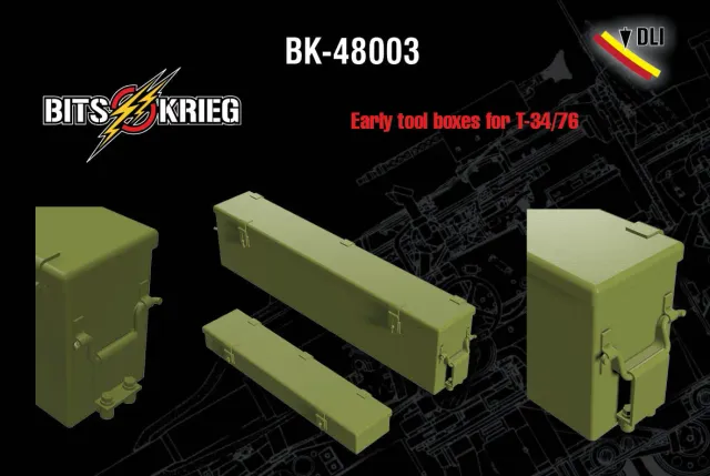 BitsKrieg BK-48003 T-34/76 verktygslådor 1/48