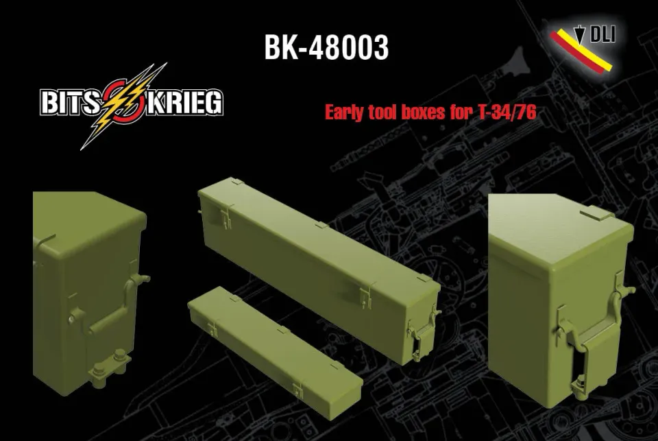 BitsKrieg BK-48003 T-34/76 verktygslådor 1/48