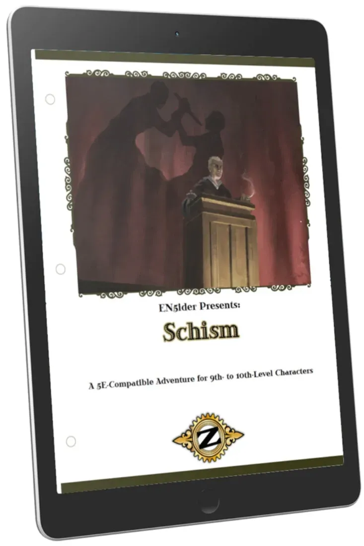 EN Publishing Zeitgeist Gears of Revolution 7 Schism aventyr-pdf