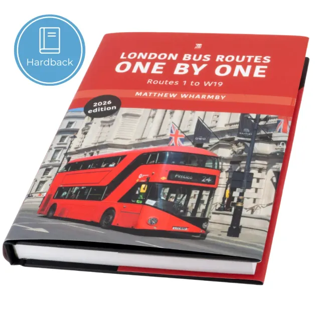 Key Books London Buses Routes One by One bok 2026 elbussar
