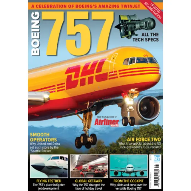 Airliner World Boeing 757 bokazine 116 sidor uppdaterad