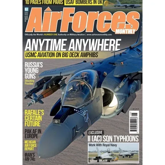 AirForces Monthly augusti 2015 tidning lösnummer