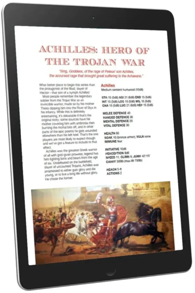 EN Publishing Mythological Figures Achilles rollspel PDF WOIN