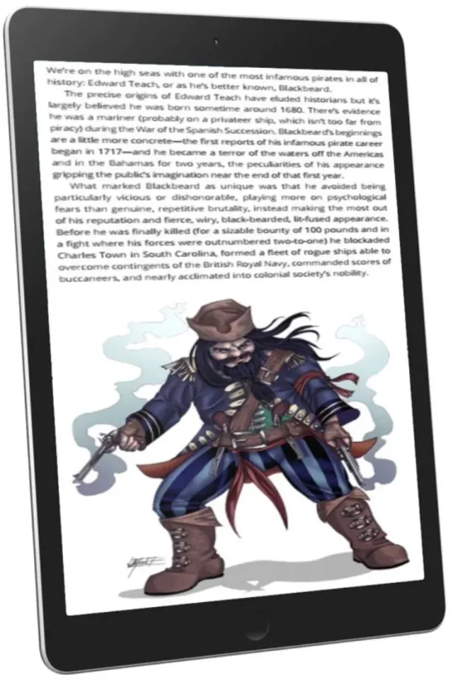 EN Publishing WOIN Blackbeard rollspel PDF pirat