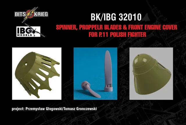 Rossagraph BitsKrieg BK/IBG32010 PZL P.11 propeller 1:32