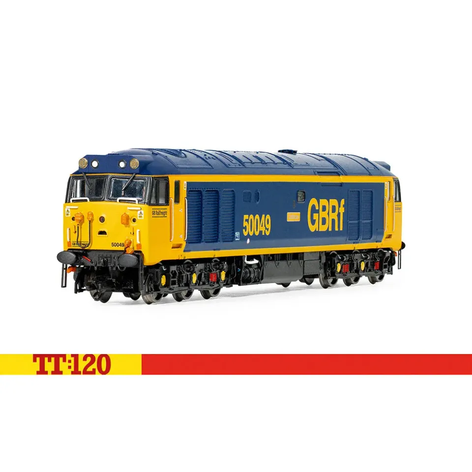 Hornby TT:120 Class 50 50049 Defiance modellok GBRf