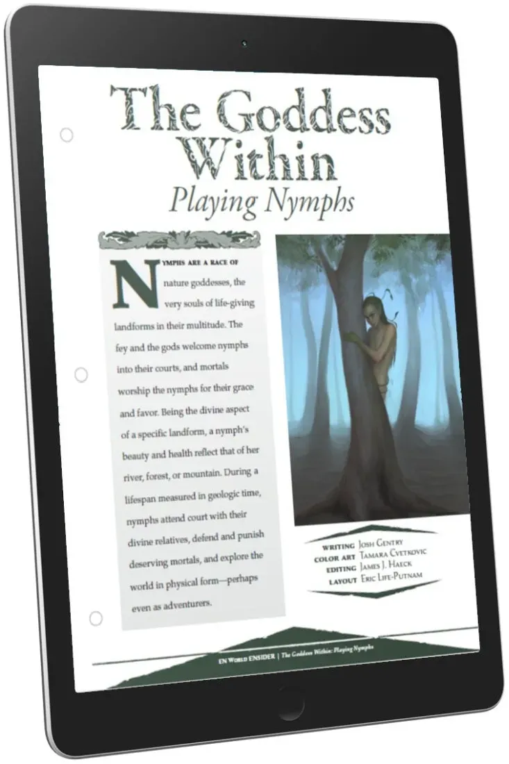 EN Publishing The Goddess Within Playing Nymphs rollspel PDF
