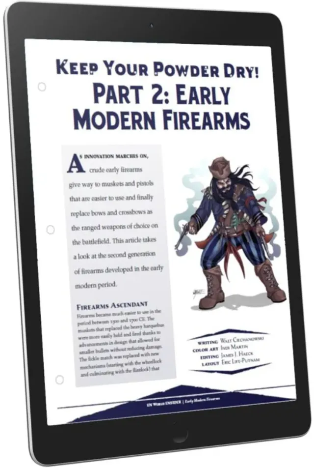EN Publishing Keep Your Power Dry Firearms pdf D&D 5e