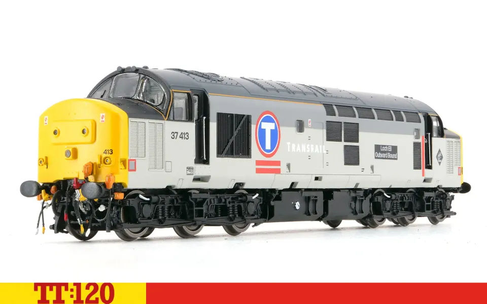 Hornby TT:120 Class 37 37413 diesellok Transrail