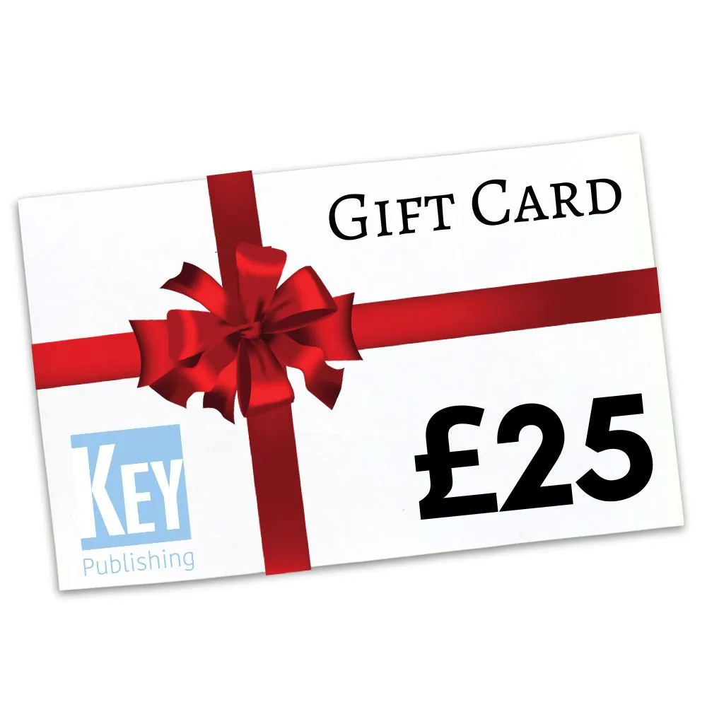 Key Publishing presentkort 10 pund flyg e-post
