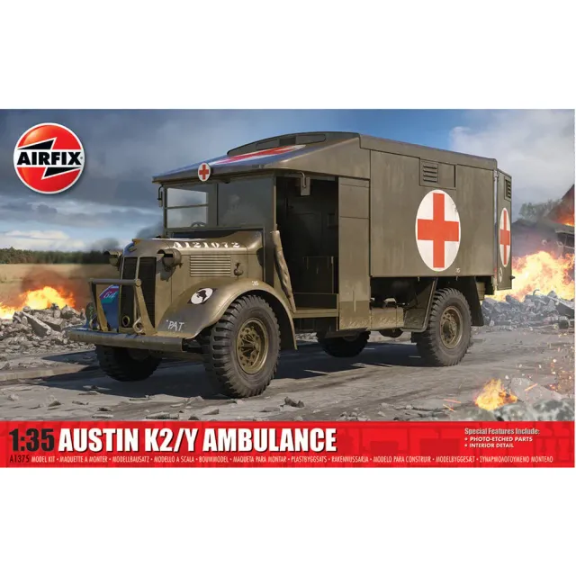 Airfix Austin K2/Y Ambulance 1:35 byggsats ambulans