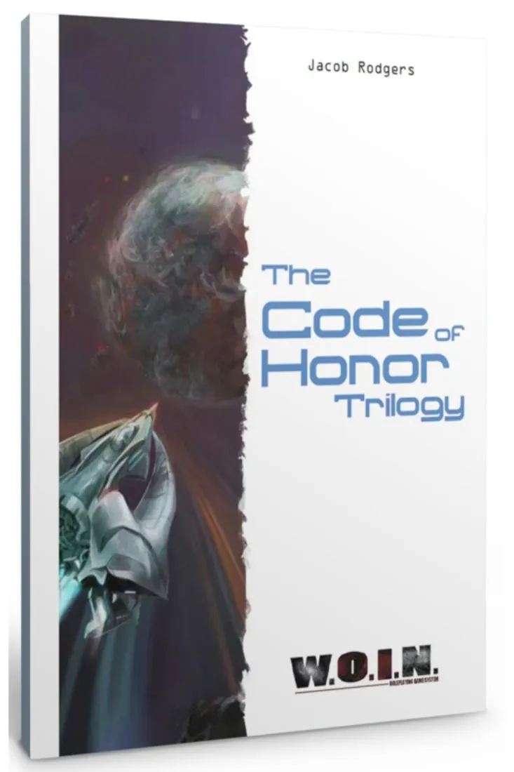 EN Publishing Code of Honor Trilogy äventyr Softcover + PDF scifi
