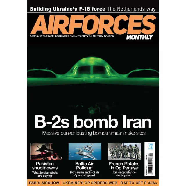 AirForces Monthly August 2025 tidning militärflyg