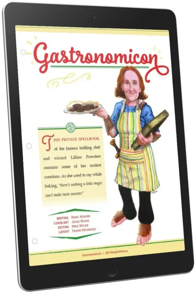 EN Publishing Gastronomicon rollspel pdf matbesvärjelser