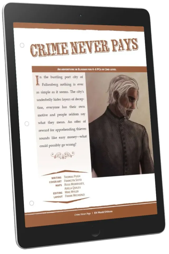 EN Publishing Crime Never Pays äventyr PDF nivå 2