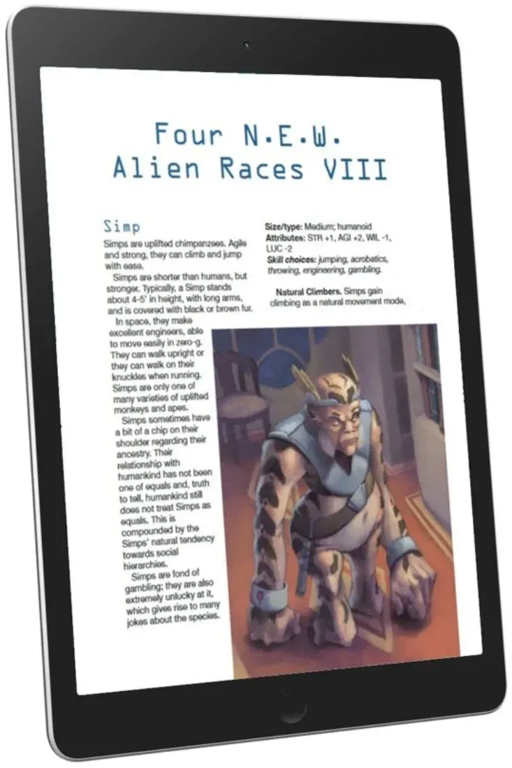 EN Publishing Four N.E.W. Alien Races VIII WOIN PDF