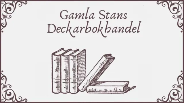 Deckarbokhandeln i Gamla stan Ripper bok pocket spänning