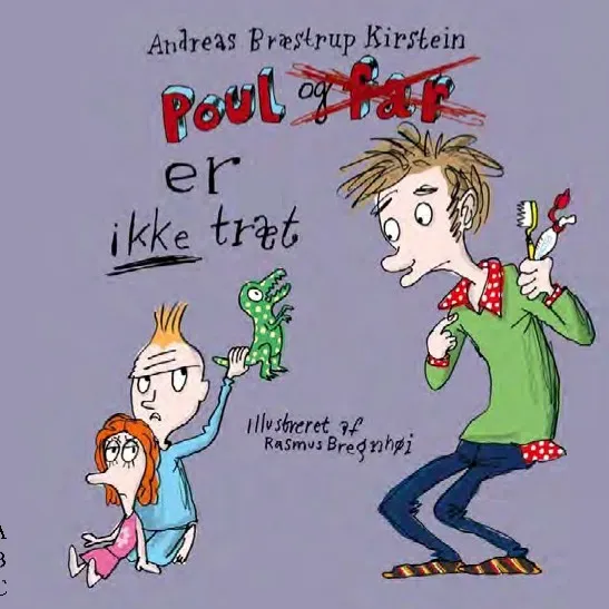 ABC Forlag Poul er ikke træt bilderbok godnattbok