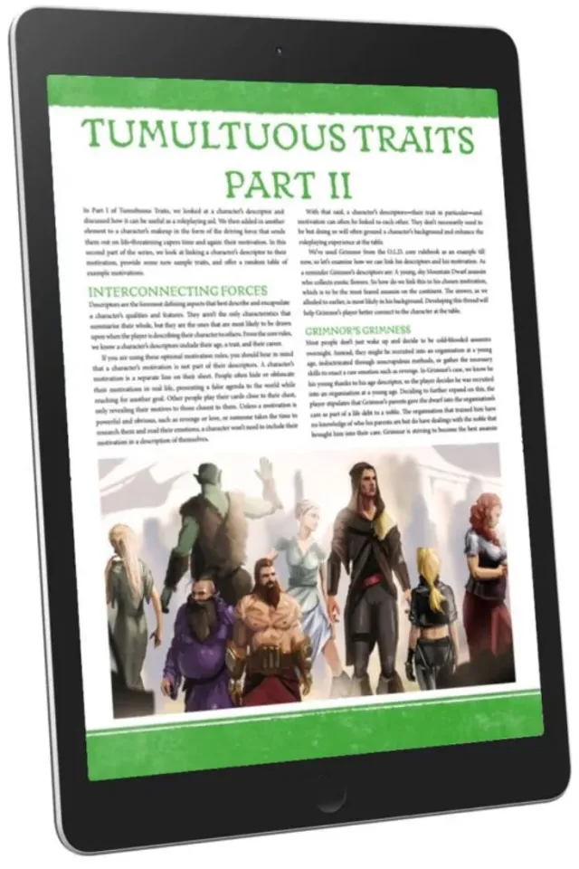 EN Publishing Tumultuous Traits Pt. 2 WOIN PDF traits