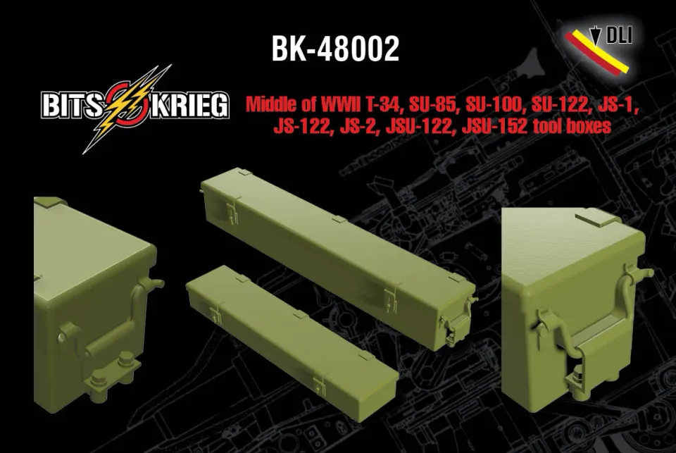 Rossagraph BitsKrieg BK-48002 verktygslåda 1:48 T-34