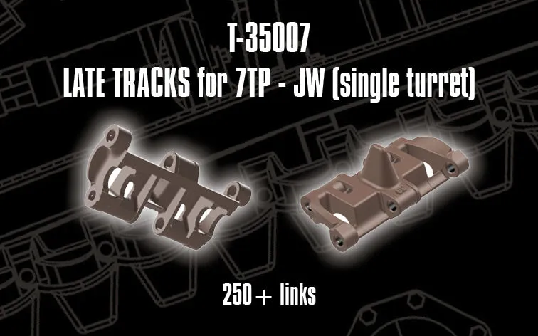 Rossagraph QuickTracks T-35007 bandlarv 7TP sen 1/35 resin