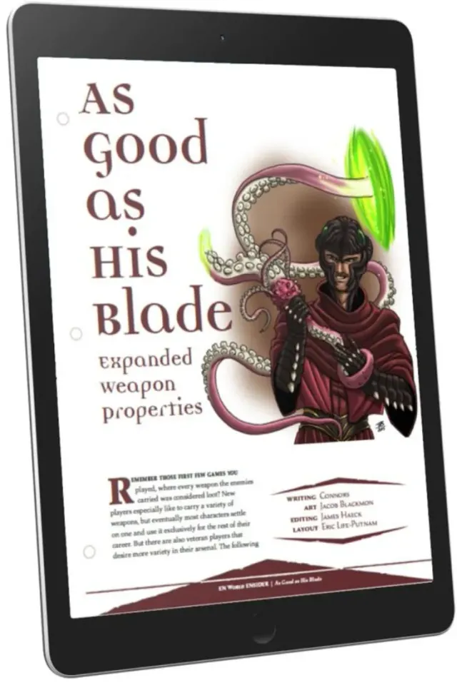 EN Publishing As Good As His Blade D&D 5e vapen pdf