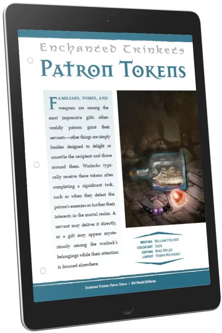 EN Publishing Patron Tokens magiföremål pdf
