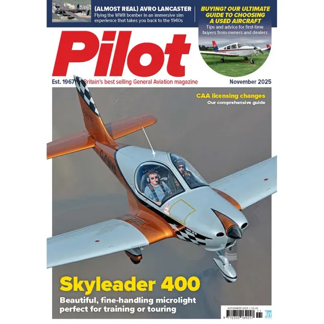 Pilot Magazine november 2025 tidning lösnummer flyg