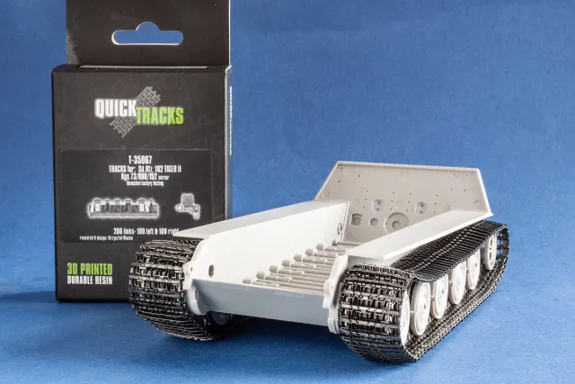 Rossagraph QuickTracks T-35067 Tiger II larvband 1:35 resin speglad