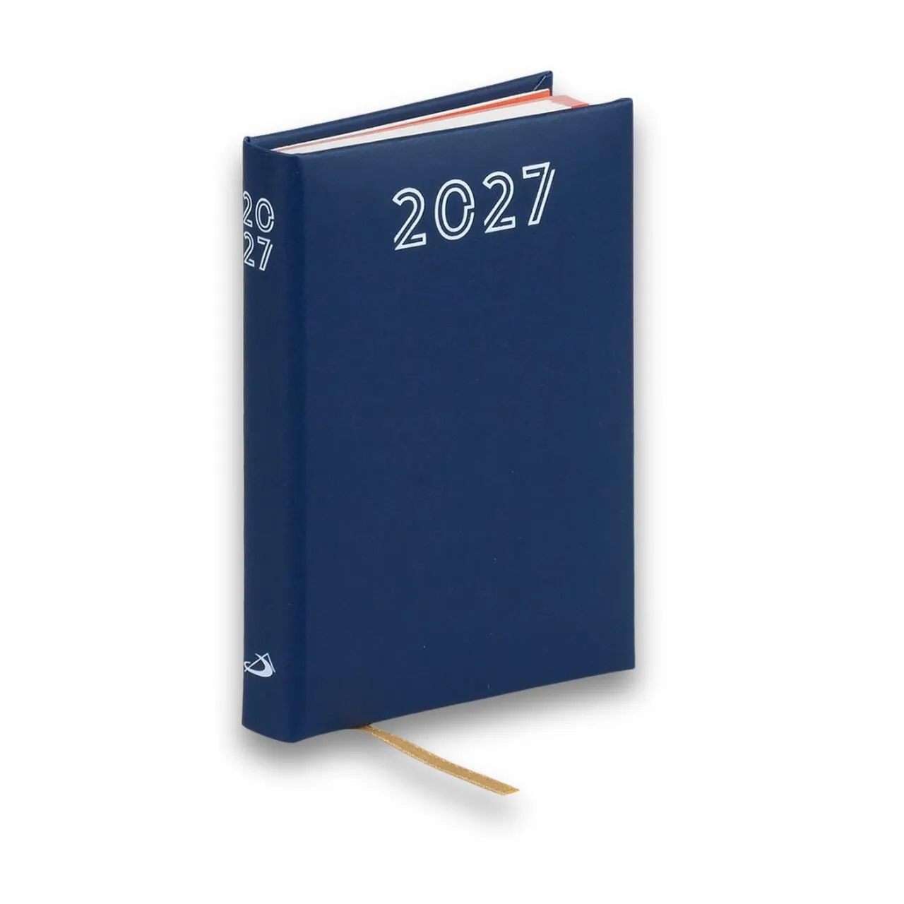 Sharon B7 Standard fickkalender 2027 marinblå 8x11,5 cm