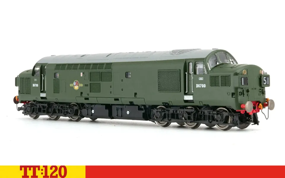 Hornby TT:120 Class 37 D6700 modellok BR-grönt