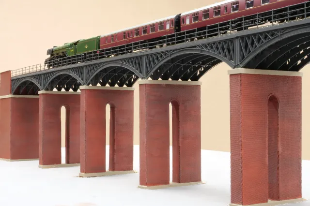 Key Model World TT:120 Outwood Viaduct byggsats dubbelbåge
