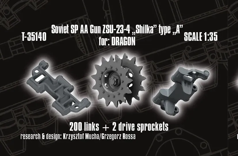 QuickTracks T-35140 ZSU-23-4 Shilka bandset 1:35 resin