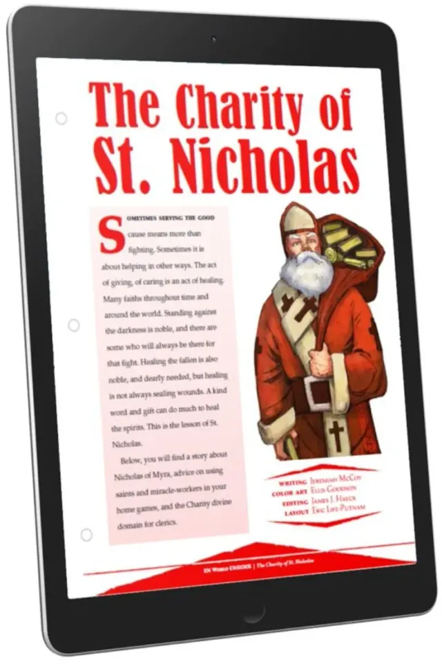 EN Publishing The Charity of St. Nicholas rollspel PDF D&D 5e präst
