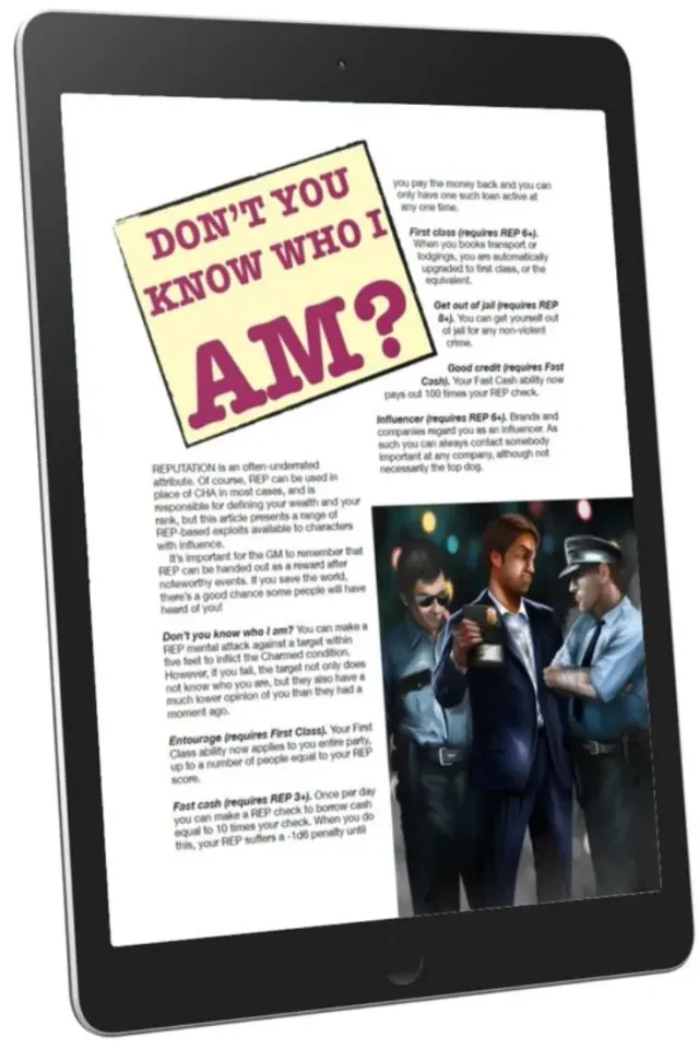 EN Publishing Don’t You Know Who I Am WOIN-regler PDF
