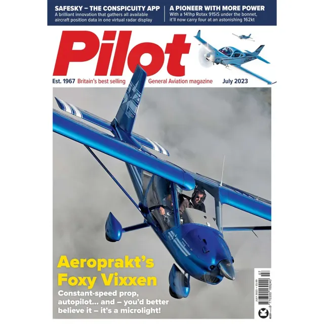 Pilot tidning juli 2023 lösnummer flygmagasin