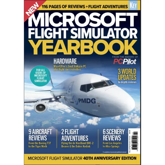 Microsoft Flight Simulator Yearbook 3 bok simulator 116 sidor