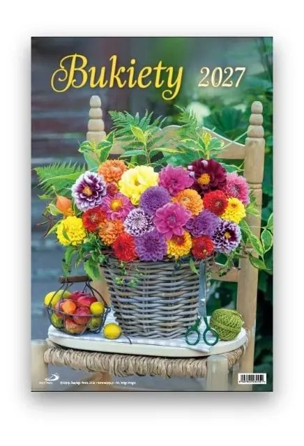 Sharon Buketter väggkalender 2027 stor 33,5 cm