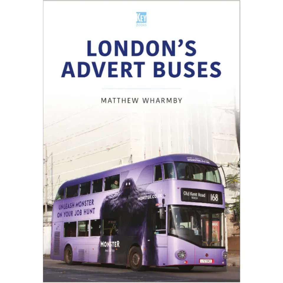 Key Books London's Advert Buses bok bussreklam bilder