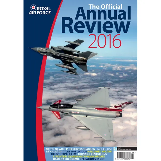 RAF Official Annual Review 2016 tidning 132 sidor