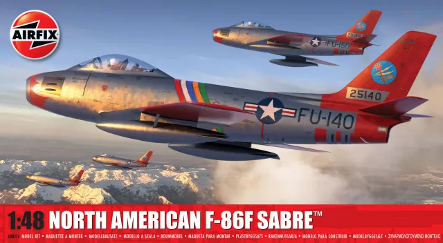 Airfix North American F-86F Sabre modellbyggsats 1:48