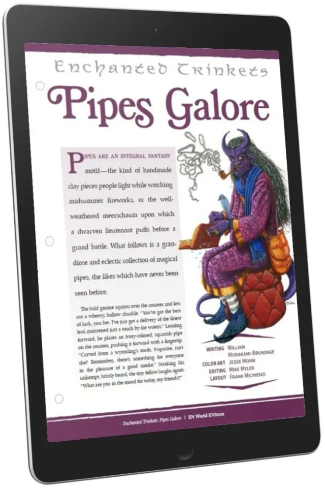 EN Publishing Enchanted Trinkets Pipes Galore föremål PDF
